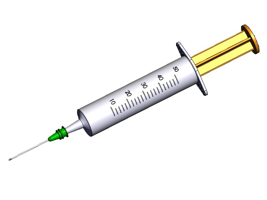 SOLIDWORKS模型下载--打针筒