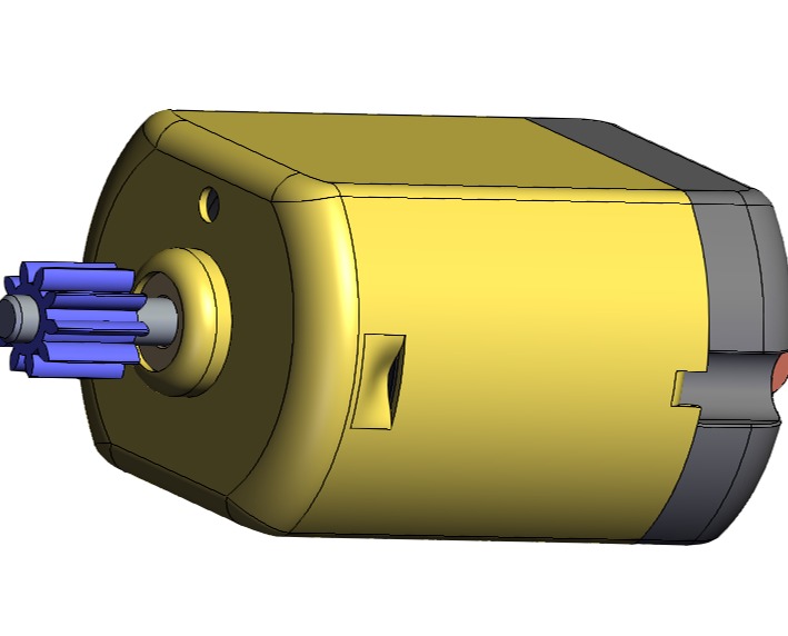 SOLIDWORKS模型下载--直流电机