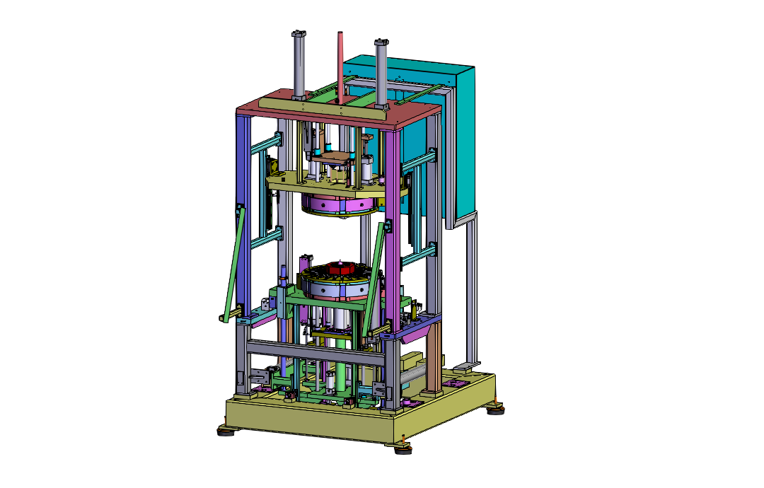 SOLIDWORKS模型下载--电机定子装配机