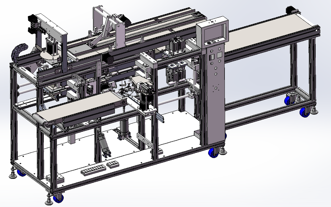 SOLIDWORKS模型下载--卧式往复口罩包装机