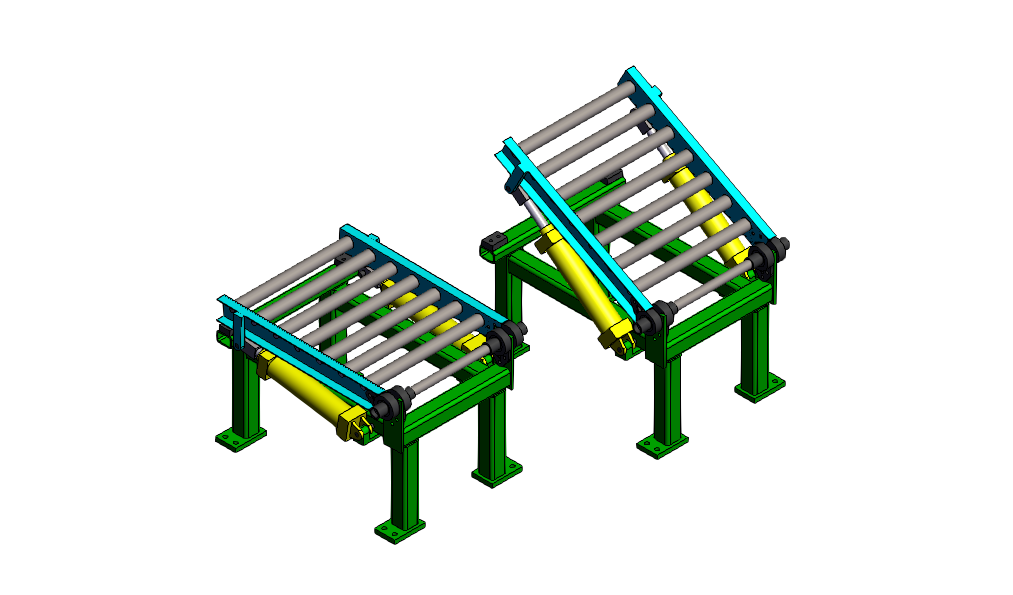 SOLIDWORKS模型下载--工业机械输送机组件