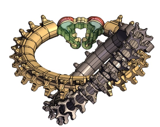 SOLIDWORKS模型下载--脊骨手镯