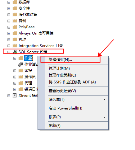 SQL执行定时任务JOB