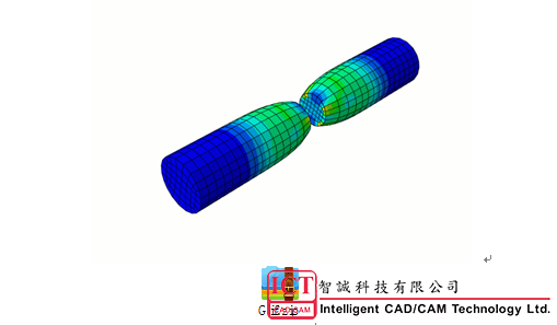 ABAQUS CAE—静态分析步单轴拉伸断裂仿真