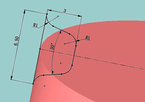 SolidWorks中3D螺纹的完美收尾画法教程