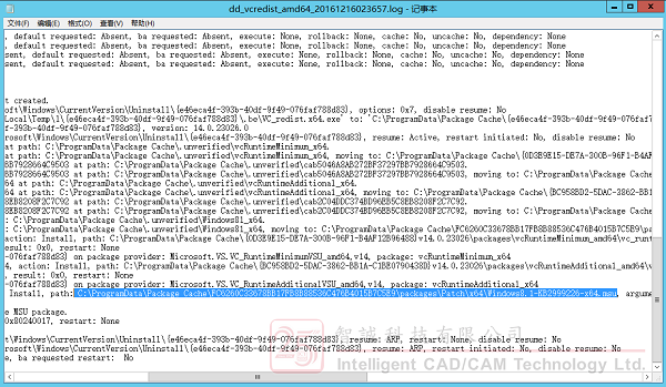 vc_redist安装失败日志