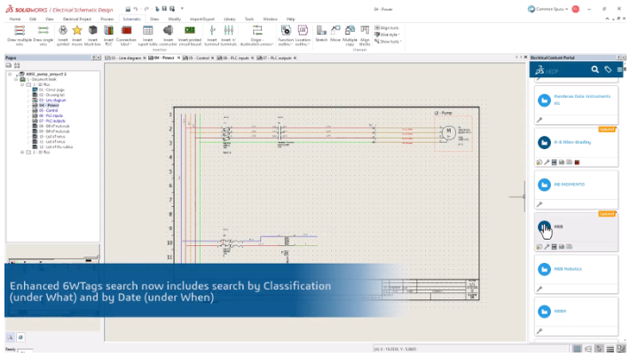 SOLIDWORKS Electrical Schematic Designer R2024x FD03的新功能