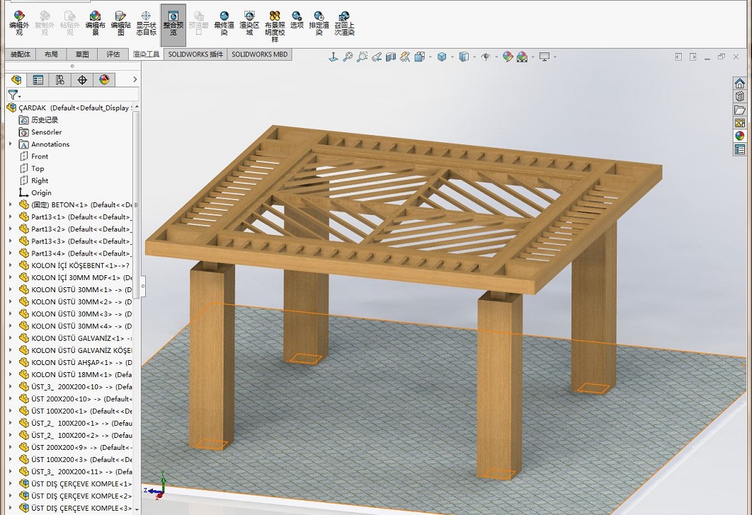 SOLIDWORKS模型图纸免费下载-建筑物