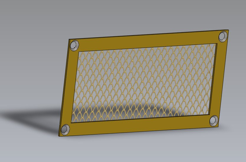 SOLIDWORKS模型图纸免费下载-铁丝网罩