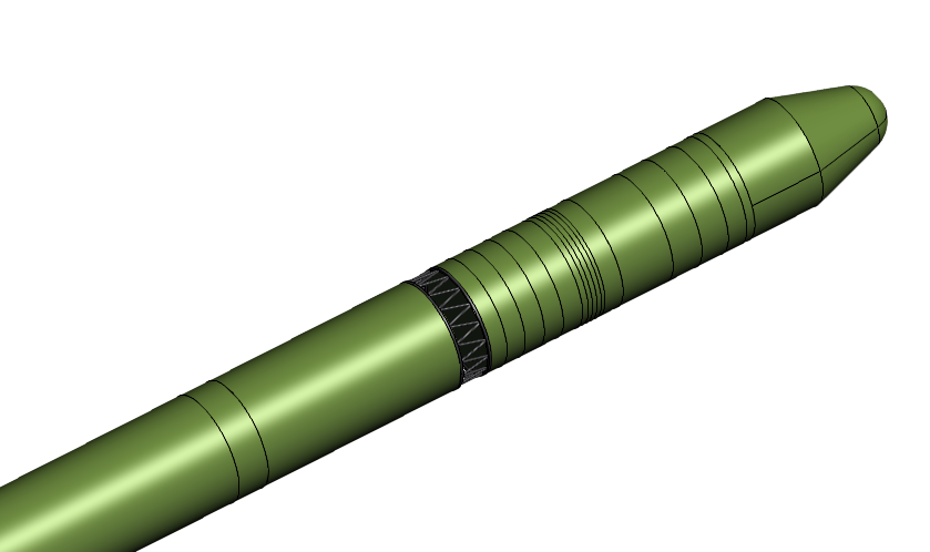 SOLIDWORKS模型图纸免费下载-东风5洲际导弹