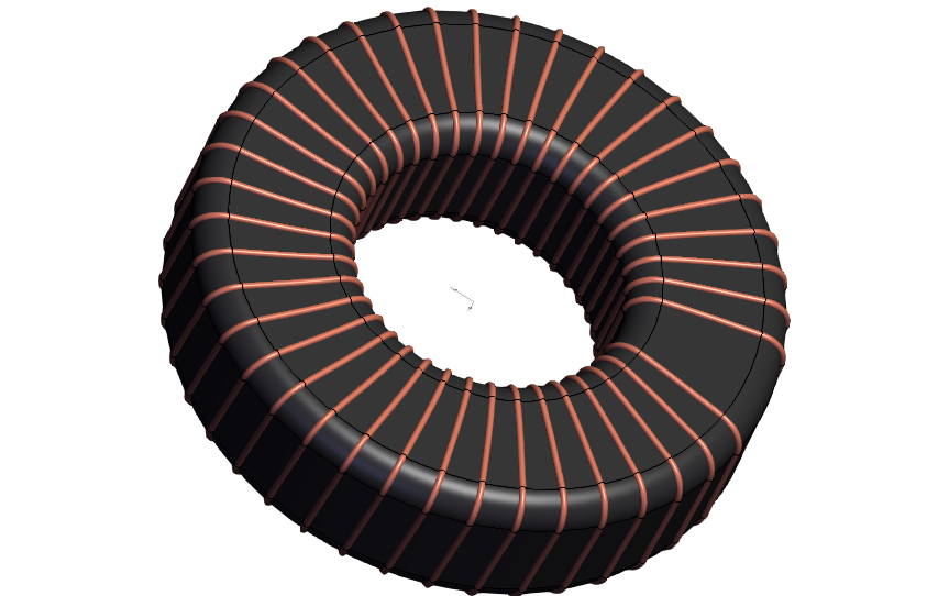SOLIDWORKS模型图纸免费下载-电容线圈