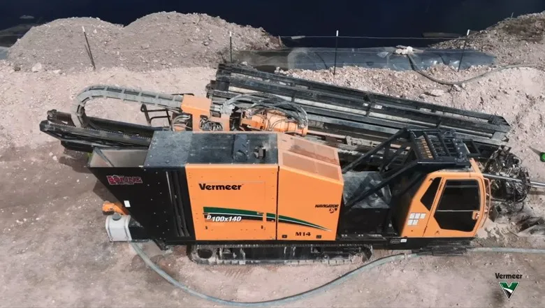 Vermeer 水平定向电钻现场作业 Vermeer 水平定向电钻现场作业