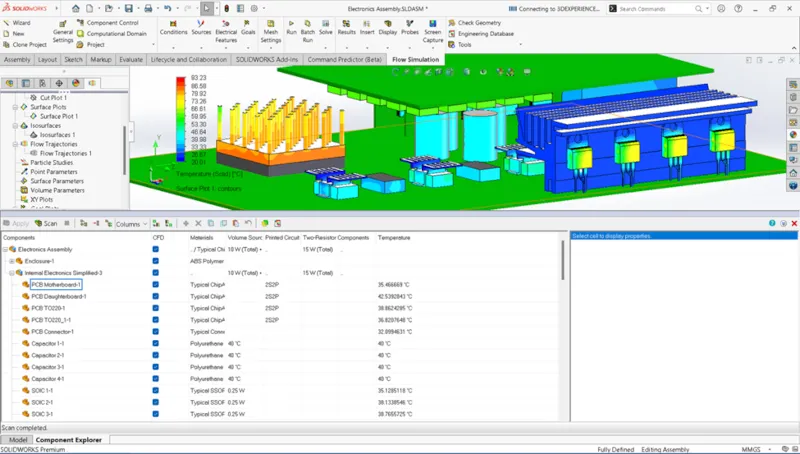 组件温度的汇总