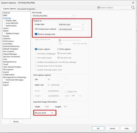 SOLIDWORKS中的导出设置 SOLIDWORKS中的导出设置