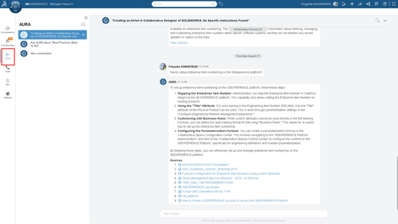 询问AURA如何在3DEXPERIENCE平台上设置企业商品编号。 询问AURA如何在3DEXPERIENCE平台上设置企业商品编号。