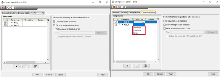 图11 DOE模块设置 图11 DOE模块设置