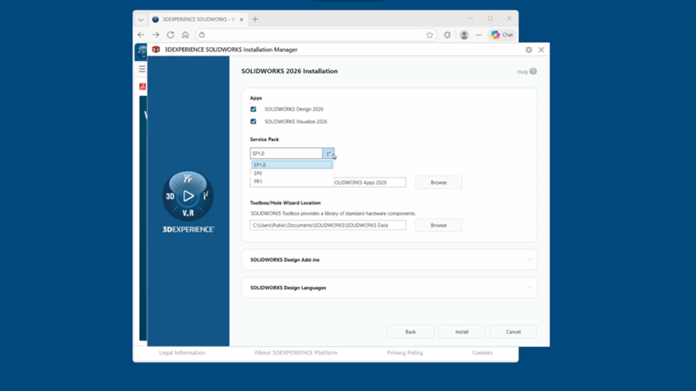 安装多个版本的SOLIDWORKS Design 安装多个版本的SOLIDWORKS Design