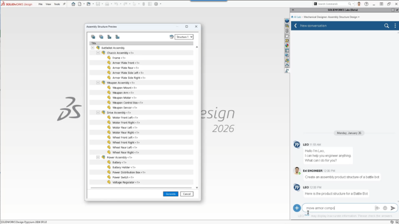 人工智能驱动的装配结构生成器 人工智能驱动的装配结构生成器