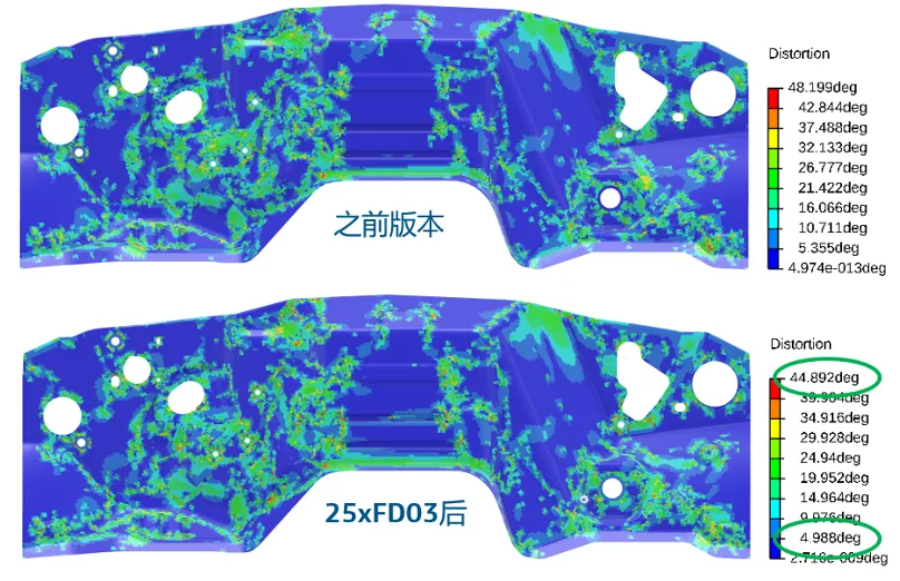 四边形网格翘曲度的改善 四边形网格翘曲度的改善