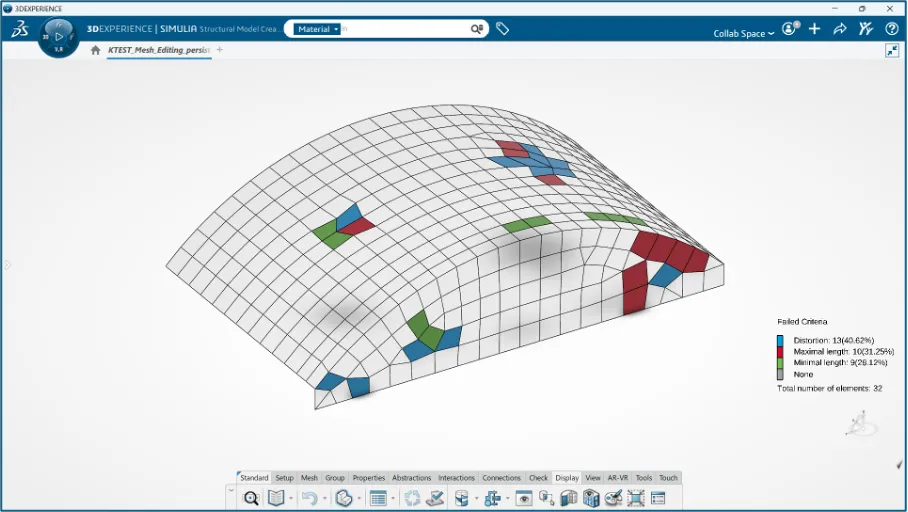 最差质量网格的可视化 最差质量网格的可视化