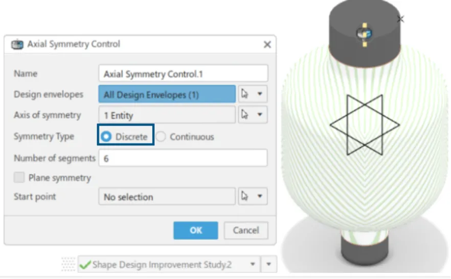 循环对称约束被轴对称约束取代 循环对称约束被轴对称约束取代